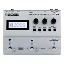 Pedal De Efecto Boss Vocal Effects Performer Ve-500 Plateado