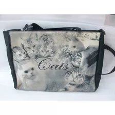 Cartera Gatos Life - Grande