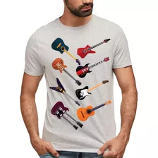 Playera T-shirt Personalizada Guitarras Para Dama-caballero