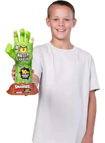 Smashers Mano Zombie Horror House Monstruo + Sorpresas Zuru 12