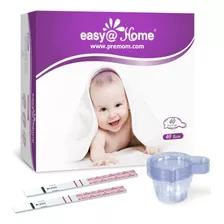 Test De Embarazo Easy@home 40 Tiras Reactivas De Embarazo C