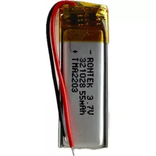 Bateria De Li-po 3,7v 55mah Lithium-polimero 2.8x10x32mm