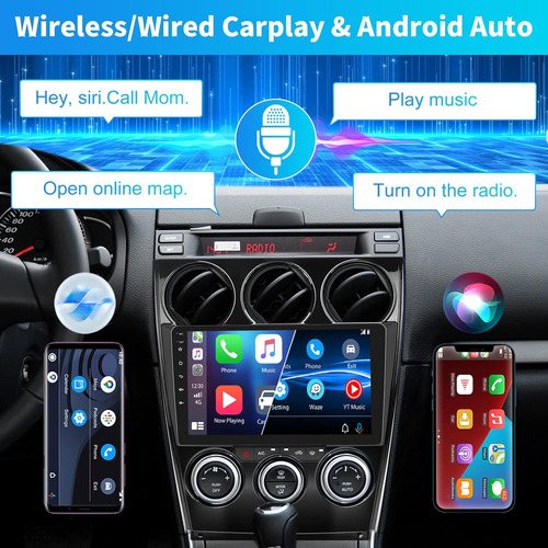 264g Android 13 Carplay Estreo Para Mazda 6 2004-2014, Radi Foto 3