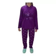 Pijama Conjunto Mujer Forro Polar Pantalon + Polera