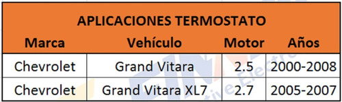 Termostato Chevrolet Grand Vitara 2.5 Grand Vitara Xl7 Foto 5
