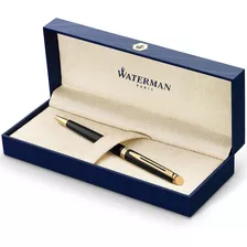 Boligrafo De Tinta Azul Con Adornos En Oro 23k Waterman