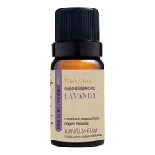 Oleo Essencial Lavanda Via Aroma 100% Puro Natural 10ml