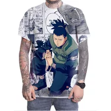 Camiseta Camisa Shikamaru Anime Naruto Mangá Envio Rápido 06