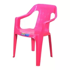 Silla Plástica Infantil Estrella Rosada Rimax