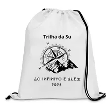 5 Mochila Saco Personalizada Logo/arte (30x40)