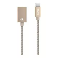 Kanex Usbc A Usb 30 Adaptador Con Fibra Durabraid 825 Pulgad