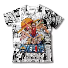 Camiseta Camisa Anime One Piece Luffy E Amigos