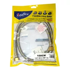 Flexible Para Gas Coflex 1/2 X 3/8 Hi/hi 100cm