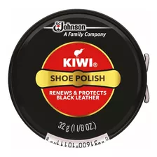 Kiwi Black Shoe Paste Polish 1-1 / 8 Onzas, Pequeño