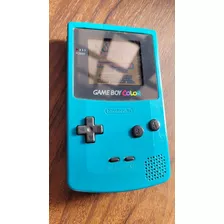 Console Portátil Game Boy Color Teal Com Fita Pokemon Tcg