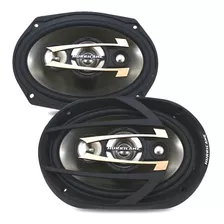 2 Alto Falantes 6x9 P/ Tampão Traseiro 300w Rms Hurricane 69