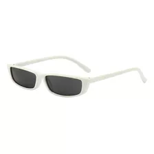 Gafas Lentes De Sol Estilo Bad Bunny Retro Vintage Blanco