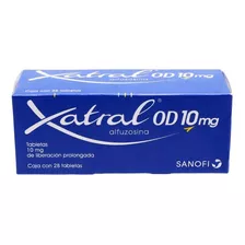 Xatral-od 10 Mg 28 Tabletas Liberación Prolongada