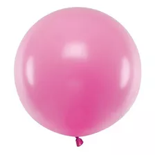 3 Globos Gigantes Esféricos Numero 36 Payaso Colores Perla Color Rosa