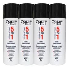 4 Escovas Semi Definitiva 5 Em 1 Qatar Hair 4x1000ml Cor De Cabelo Qualquer Cor Fragrância Do Tratamento Moderada