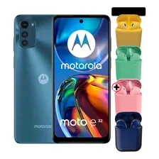 Celular Moto E32 6.5'' 4gb 64gb Triple Cámara + Auriculares