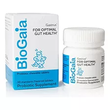 Probiotic 30 Tabletas Masticables Biogaia Sabor A Mandarina
