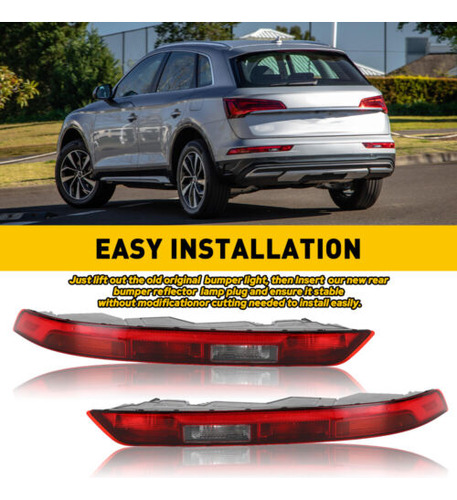 For Audi Q5 2018-2021 Rear Driver\u0026passenger Bumper Lower Ggg Foto 6