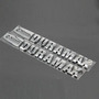 2 Placas Adhesivas Con El Logotipo De Duramax Hood