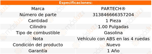 1- Bomba Frenos Ford Contour 2.5l V6 1997/2000 Partech Foto 5