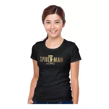 Blusa Homem Aranha Ps5 Feminina Frente E Costa M01a