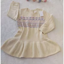 Vestido Tricot Gap Original Vestido Infantil Bebe Menina