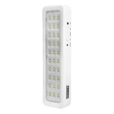 Luminária De Emergência Taschibra Pratic - Tle 06 Led Com Bateria Recarregável 2 W 100v/240v Branca