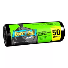 Saco Para Lixo 50l Dover Roll Resist 30 Unidades