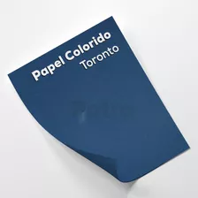 Papel Color Plus Toronto Azul 32x66cm - 180g/m² - 25 Folhas
