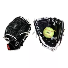 Oferta! Set Softbol 2 Guantes Sint. De 11.5'' + Pelota 11''