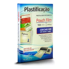 Plástico Para Plastificação Ofício 226x340 0,05mm 100un