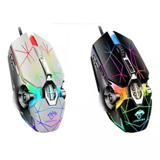 Mouse Gamer Usb 7 Botones Con Luces Rgb Gaming Leaven Pc