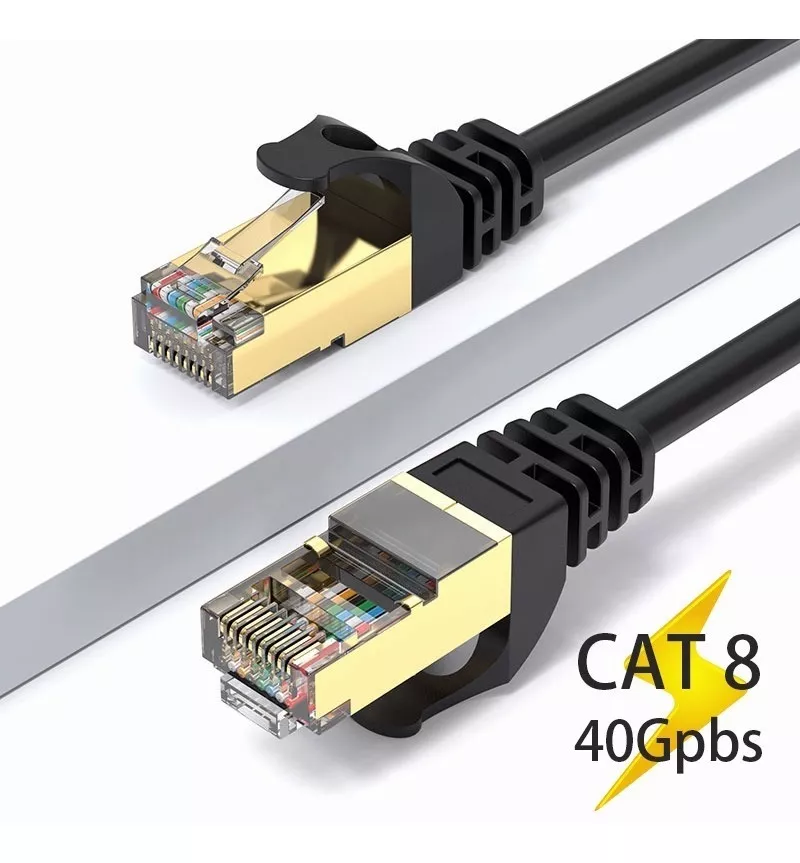 Cable Lan Giga Ethernet Cat 8 Deluxe Vention - 3 M