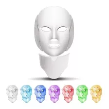 Mascarilla Luz Led Facial Terapia 7 Colores Spa