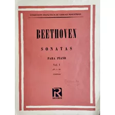 Beethoven. Sonatas Para Piano Vol. I Ricordi E. R. 2452 1970