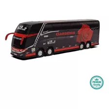 Brinquedo Miniatura Ônibus Gardenia G7 Rosa Vermelha 30cm