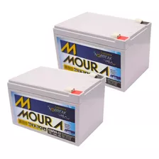 Kit 2 Baterias Moura Nobreak Apc Smart-ups 1000 Va 12ah 12v