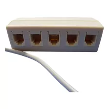 Adaptador/multiplicador/divisor 1 Entrada 5 Saídas Linha Tel