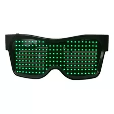 Gafas Inteligentes Personalizables Gafas Con Luz Led Fiesta Color Verde