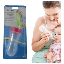 Cuchara Alimentador Papilla Sopas Jugos Para Bebe Boogy Rosa