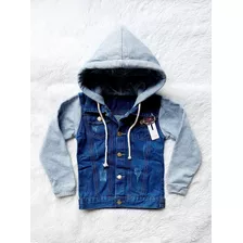 Roupa Infantil Jaqueta Casaco Moletom Jeans Menina Fashion