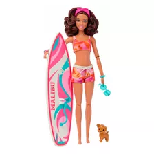 Barbie Fashion & Beauty Boneca Dia Do Surf - Mattel