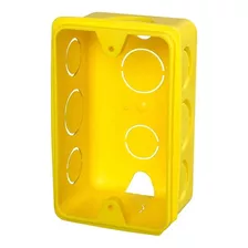 Caixa De Luz 4x2 Amarela Pvc Tramontina 