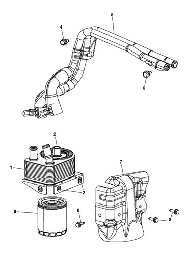 Filtro De Aceite Mopar Dodge Journey 2,4  2013-2019 Foto 4