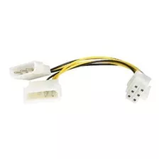 Cablestobuy Lp4 A Pci Express De 6 Pines Tarjeta De Vídeo